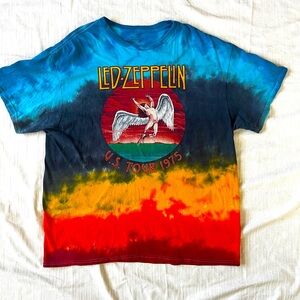 Led Zeppelin 1975 US Tour Concert T Shirt
